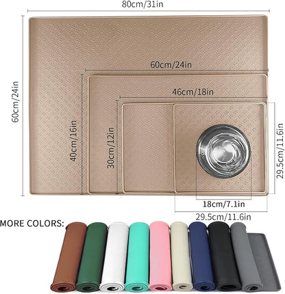 Ptlom Silicone Dog Food Mat Waterproof Pet Feeding Mat - Image 2