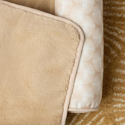 Nicole Miller New York PET Kendall Fluted Geo Cozy Couch Protector Pet Bed - Image 6