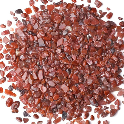 Carnelian Aquarium Gravel Rocks Natural Tumbled Healing Crystal Chips Bulk by YATOJUZI