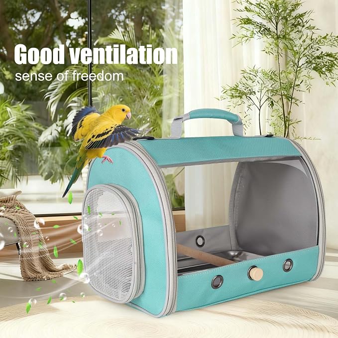 Long Tail Portable Bird Travel Carrier Cage - Image 6