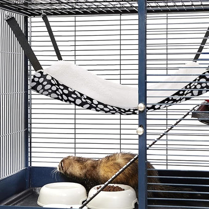 Jetec 2 Pack Cat Hammock for Cage, Catio Accessories Reversible Soft Cats Bed - Image 7