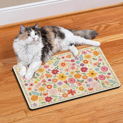 Pet Feeding Mat for Floors Waterproof Dog Mat for Food and Water Absorbent - Image 8