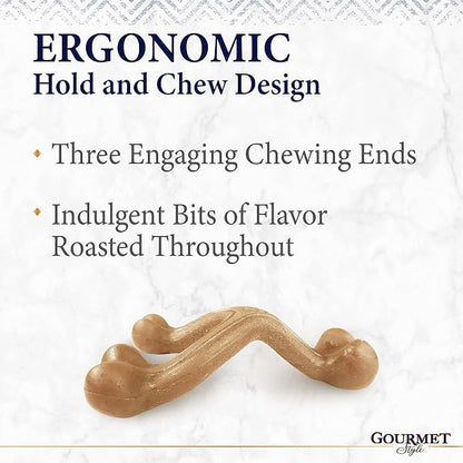 Nylabone Gourmet Style Wishbone Strong Chew Toy - Image 2
