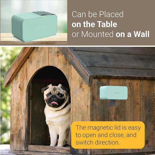 SVD.PET Dog Poop Bag Dispenser, Wall Mount Waste Bag Dispenser - Image 2