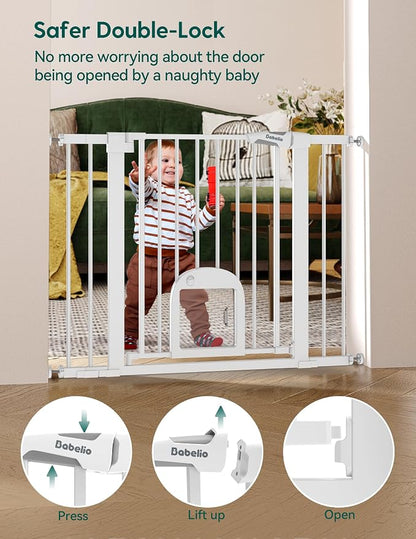 Babelio 36" Tall Upgraded Baby Gate - Image 4