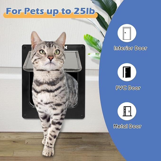 Wordcam X-Large Cat Door, Strong Cat Door - Image 4