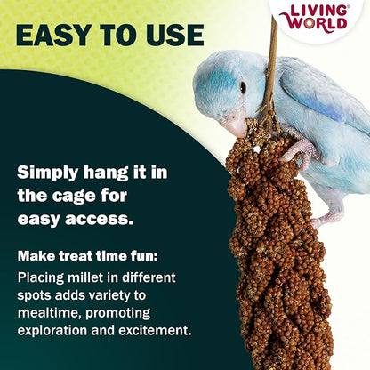 Living World - Millet Spray for Birds, 3.5 Oz – Premium Treat for Budgies - Image 5