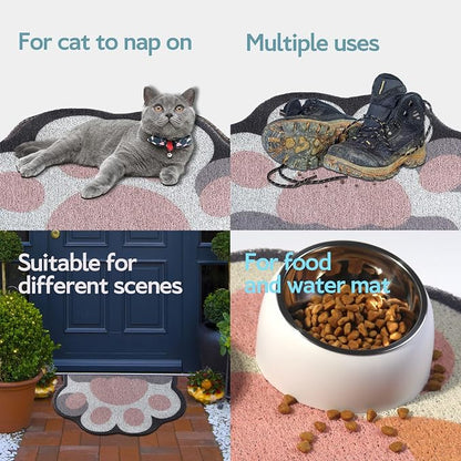 Cute Cat Litter Mat 24”x16”, Litter Box Mat, Litter Trapping Mat, Soft on Kitty - Image 7