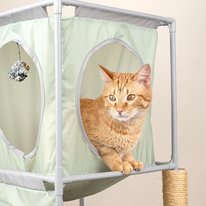 Kitty City Cozy Cube Retreat Cat Tower - Image 6
