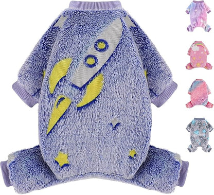 Dog Pajamas Pjs Small, Fall Winter Fleece Sweater Cute Extra Small Puppy by Unknown