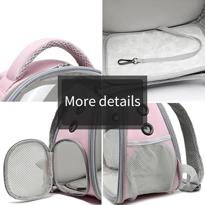 Portable Travel pet Backpack Carrier Hamster Bag Guinea Pig Bird Small Dog cat - Image 6