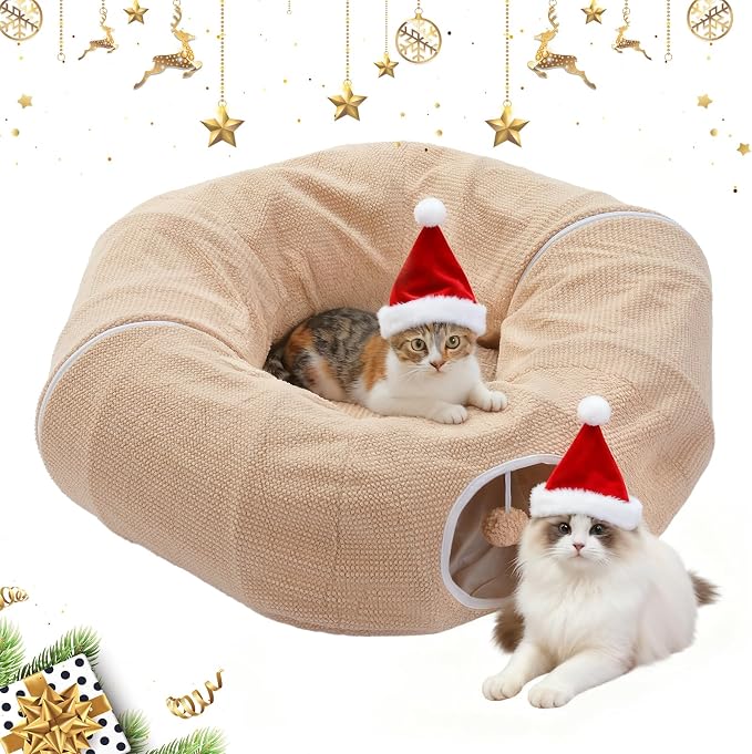 PEQULTI Cat Donut Tunnel with Bed by PEQULTI
