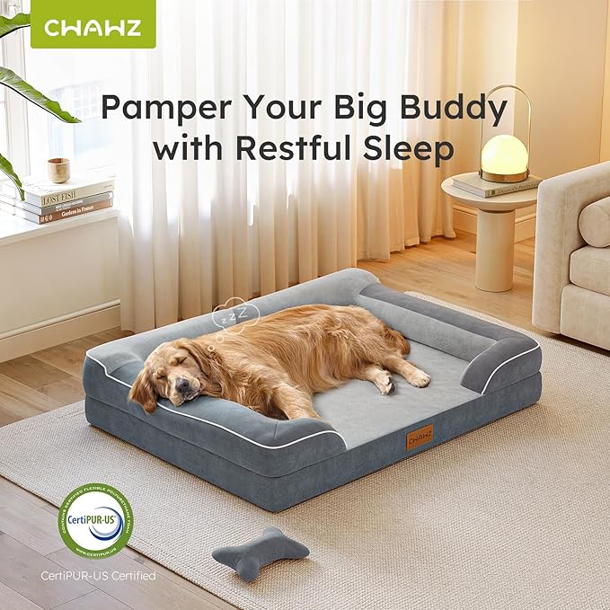 XXL Dog Bed for Extra Large Dogs, Giant Orthopedic Dog Beds - Image 5