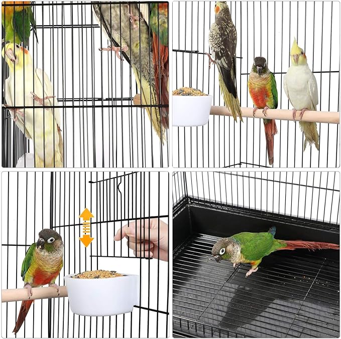 Yaheetech Open Top Rolling Parrot Bird Cage - Image 4