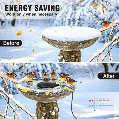Bird Bath Heater for Outdoors in Winter, 120W Birdbath Heaters for Outdoor Bird - Image 5