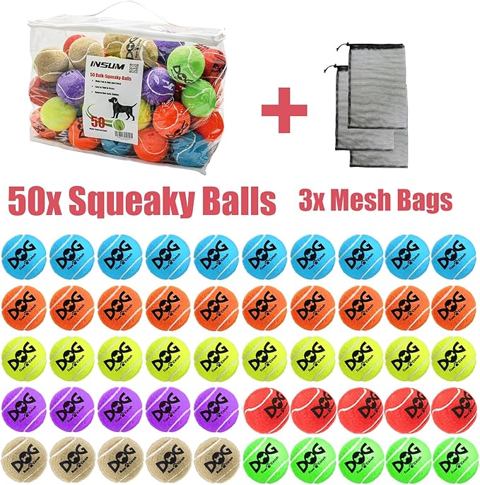 Squeaky Tennis Balls for Dogs - Image 9