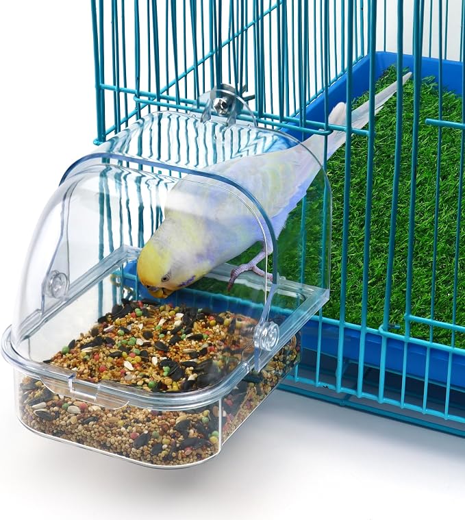Bird Bath for Cage, Upgraded Bird Bath Box for Cage Accessory Small Birds - Image 6