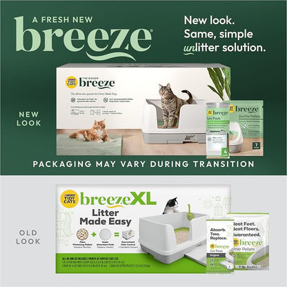 Purina Tidy Cats Litter System, Non-Clumping, Breeze XL All-in-One Odor Control - Image 2
