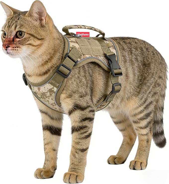 Dog Harness and Leash Set, Small Sized No Pull Pet Harness by Meifsou