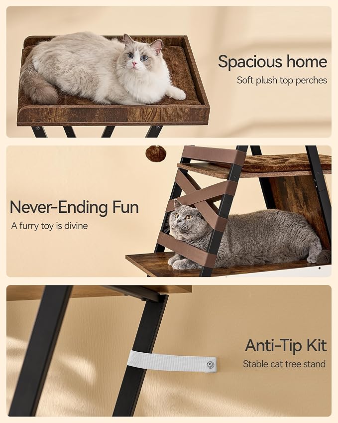 FourFurPets 72.4" Modern Cat Tower - Image 8