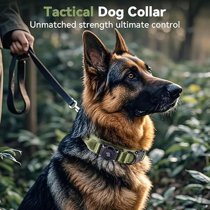 2025 Upgrade Waterproof AirTag Dog Collar, Military Tactical Dog Collar - Image 2