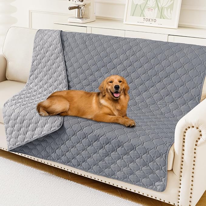 Smiry Waterproof Dog Bed Cover Blanket, Soft Reversible Pet Blanket, Washable by Smiry