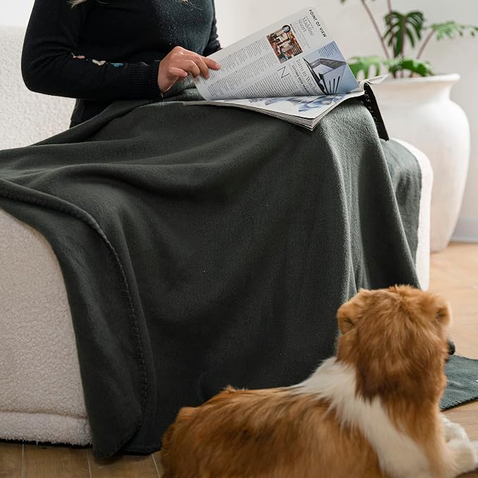 Fleece Throw Blanket Set Bulk for Travel Kids Outdoor Wedding Pet - Image 5