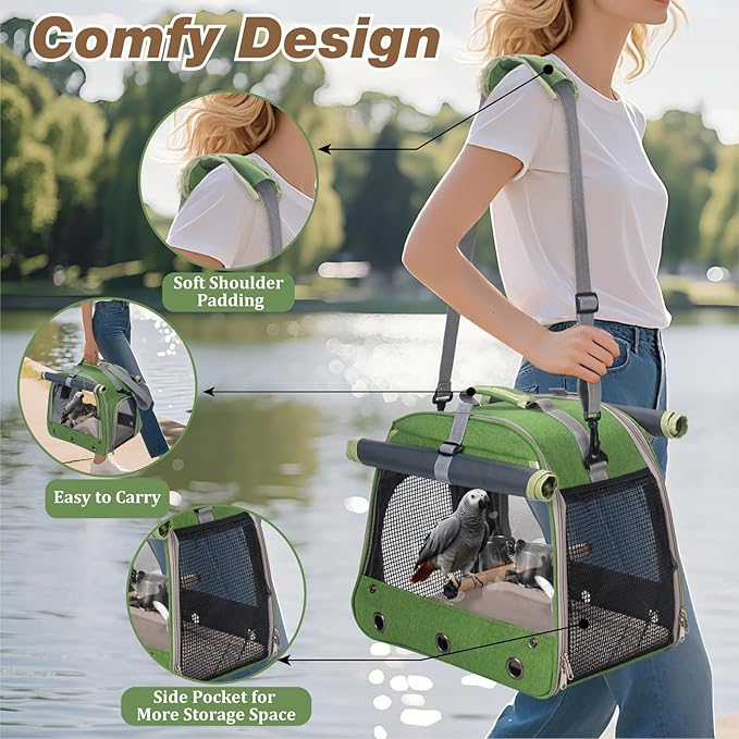 Bird Carrier Parrot Travel Cage - Image 6