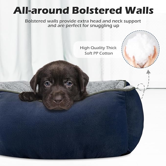 INVENHO X-Large Dog Bed Rectangle Washable Orthopedic Soft Calming Sleeping - Image 2