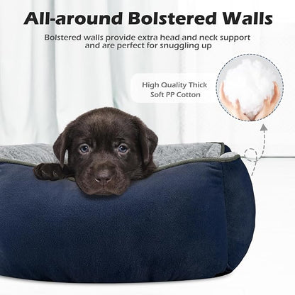 INVENHO X-Large Dog Bed Rectangle Washable Orthopedic Soft Calming Sleeping - Image 2