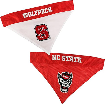 Pets First Collegiate Pet Accessories, Reversible Bandana, North Carolina State - Image 6