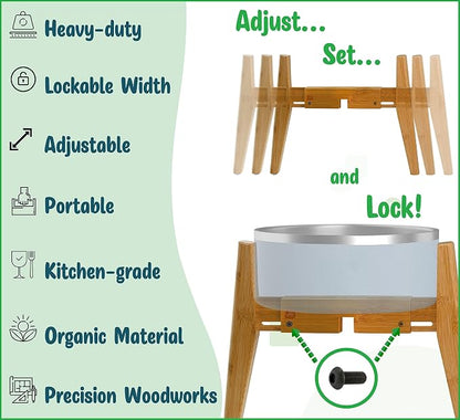 Dog Bowl Stand - Ideal for Large Breeds, Use to Elevate, Raise Pet Dishes - Image 7