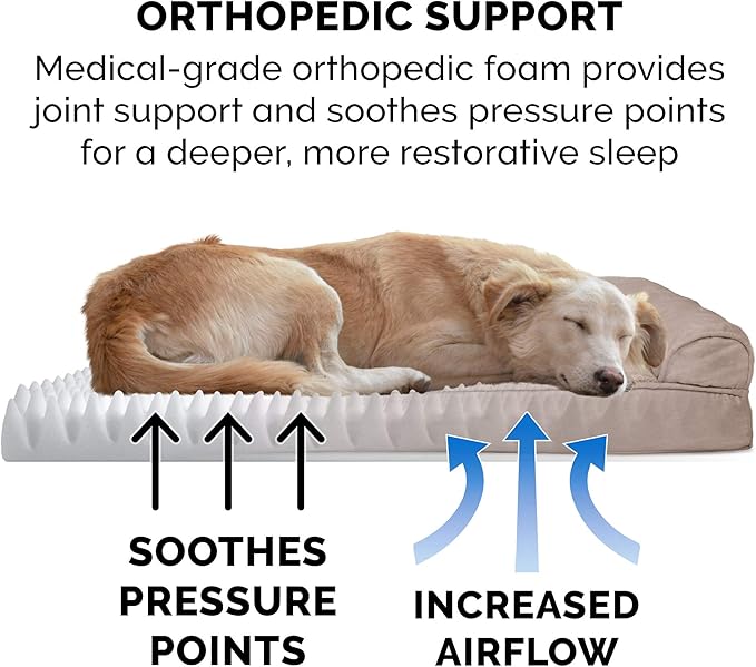 FurHaven Orthopedic Foam Sofa Dog Bed - Image 5