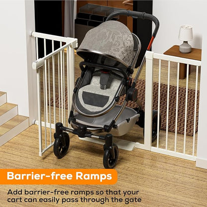 29.5-54.2" Magnetic Baby Gate for Stairs, Baby Safety Essentials, Auto Close - Image 5