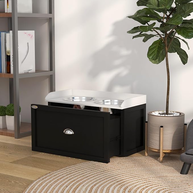 PawHut Dog Feeding Station - Image 6