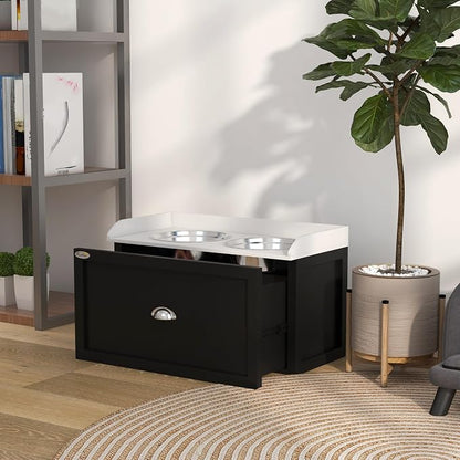 PawHut Dog Feeding Station - Image 6