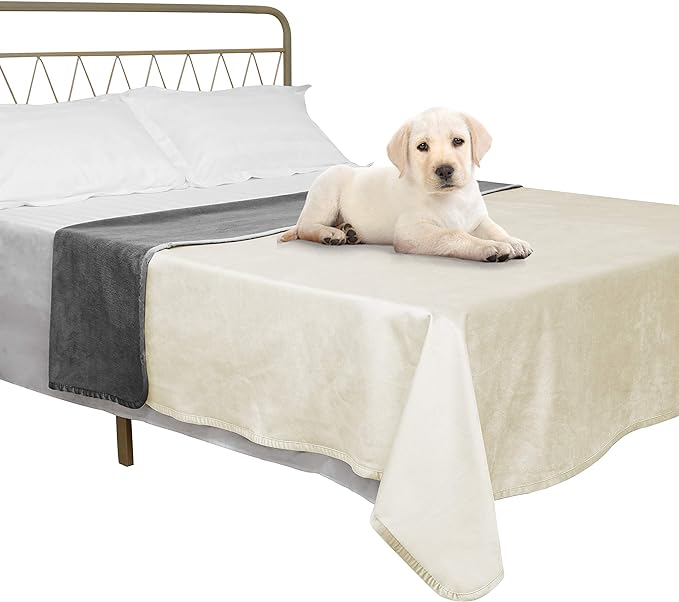 Ameritex Pet Bed Blanket Reversible 100% Waterproof Velvet Super Soft by Ameritex