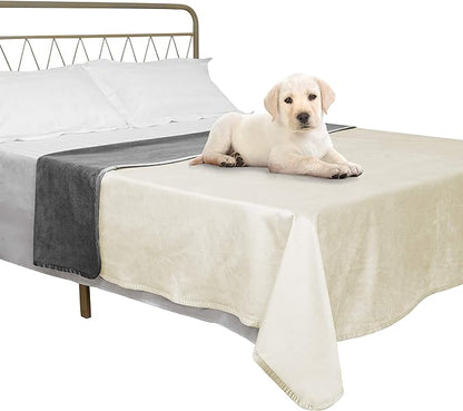 Ameritex Pet Bed Blanket Reversible 100% Waterproof Velvet Super Soft by Ameritex
