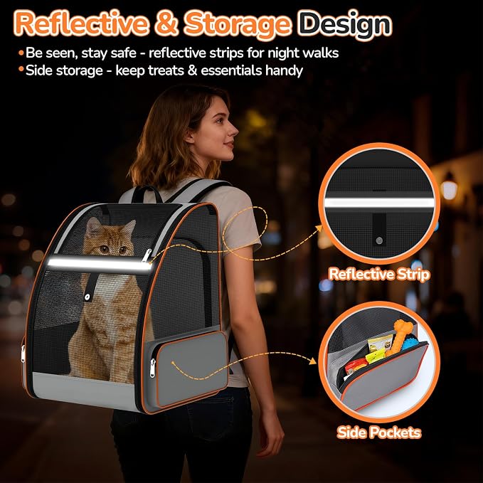 Cat Backpack Carrier Expandable - Image 5