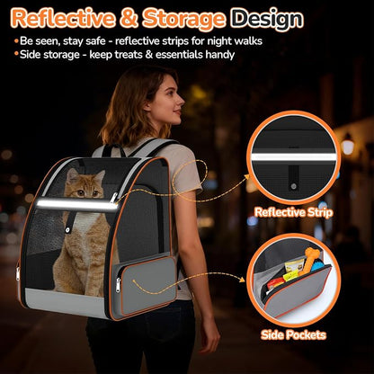 Cat Backpack Carrier Expandable - Image 5