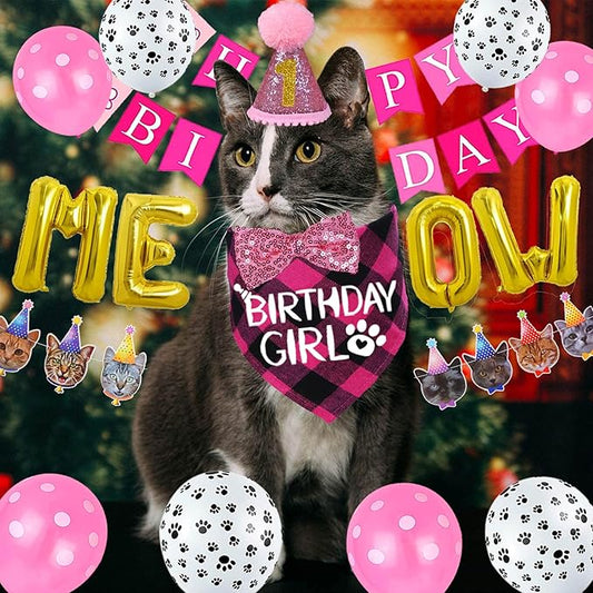 STMK Cat Birthday Party Supplies - Image 2