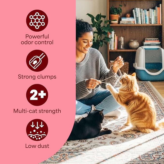 Fresh Step Clumping Cat Litter, Long Lasting Odor Control Kitty Litter - Image 7