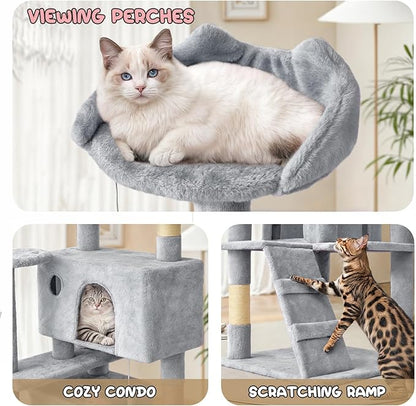 MoNiBloom 60 Inch Cat Tree Tower - Image 7