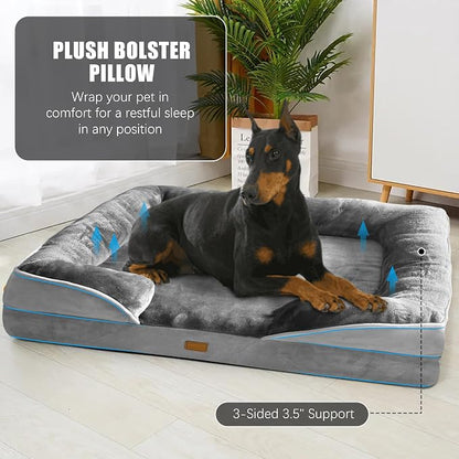 Orthopedic Dog Bed with Sides - Image 4