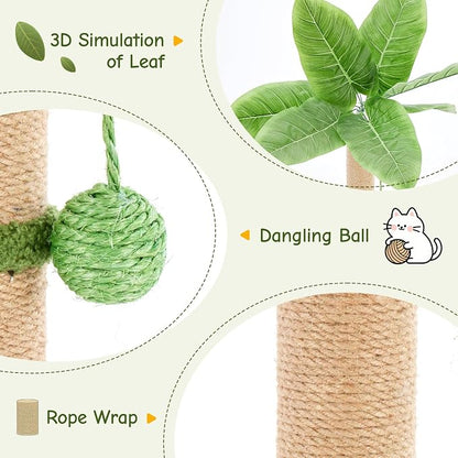 DUMOS Small 33inch Cat Scratching Post - Image 3
