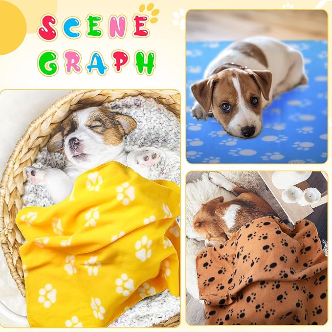 Tegeme 12 Pieces Fleece Blankets - Image 5