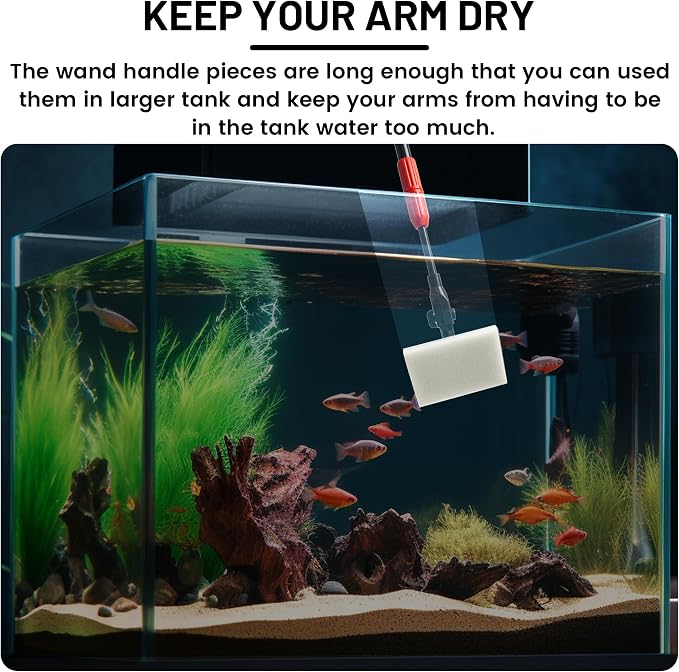 Aquarium Glass Cleaner, 7 in 1 Algae Remover - Image 3