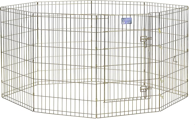 MidWest Homes for Pets Folding Metal Puppy / Dog Exercise Pen, Indoor/Outdoor - Image 2