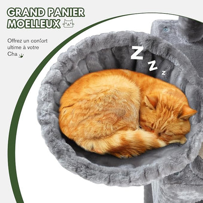 MUTICOR 66 Inches Multi-Level Large Cat Tree Tower - Image 3