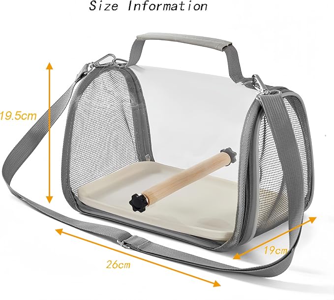Portable Small Bird Travel Cage Carrier, A Convenient Go Out Solution - Image 4